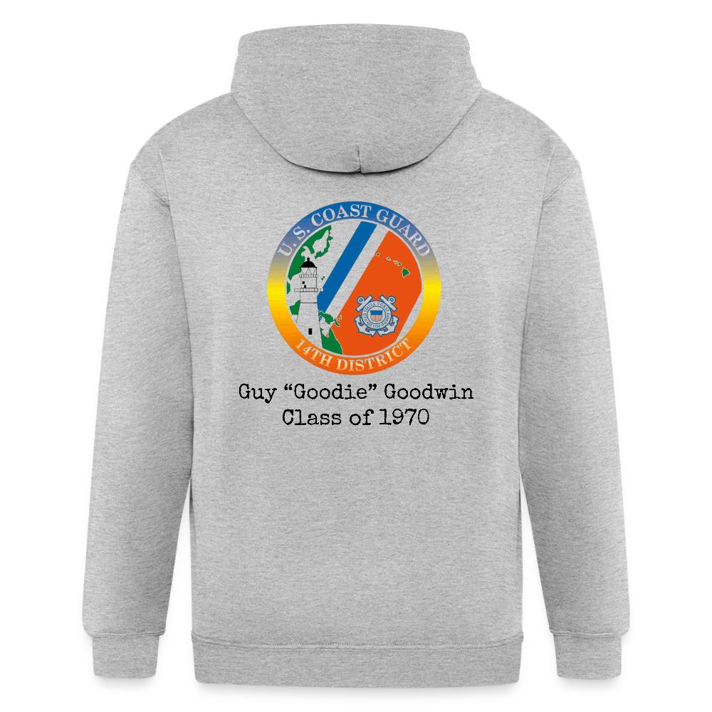 Guy Goodwin Unisex Zip Hoodie - heather gray