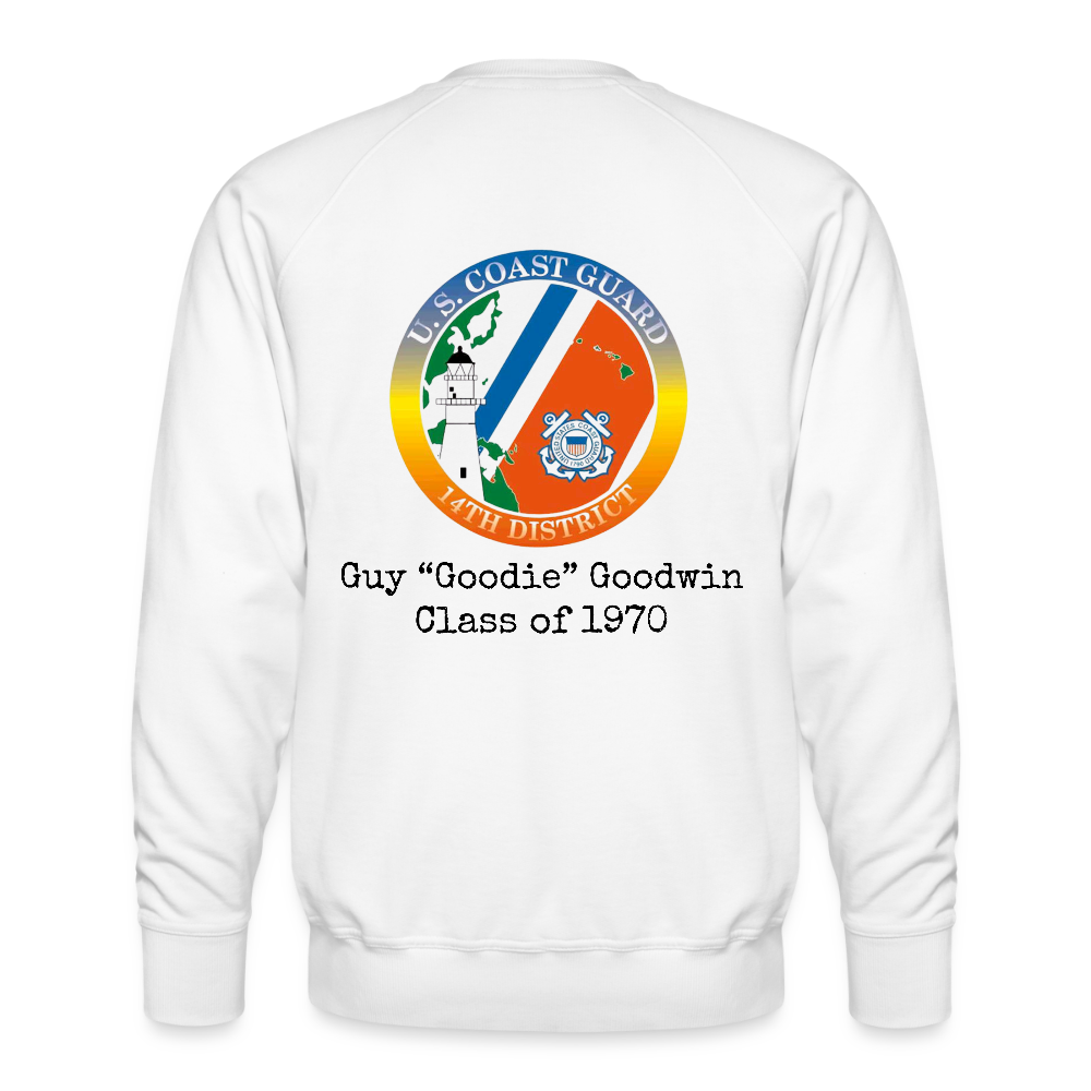 Guy Goodwin Men’s Premium Crewneck - white