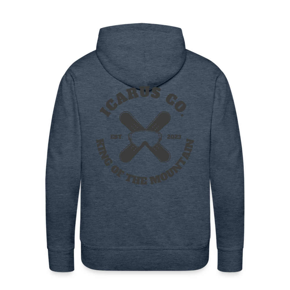 King of the Mountain Icarus Hoodie - heather denim