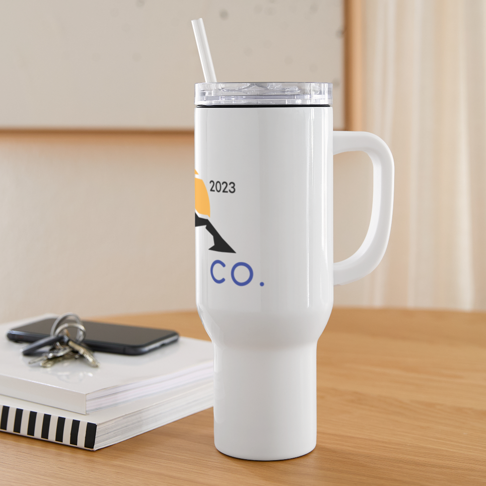 Icarus 40 oz Travel Tumbler - white