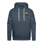 Tree Skiing Icarus Hoodie - heather denim