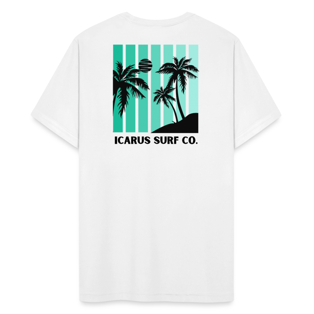 “Tropic Fade” Performance T-Shirt - white