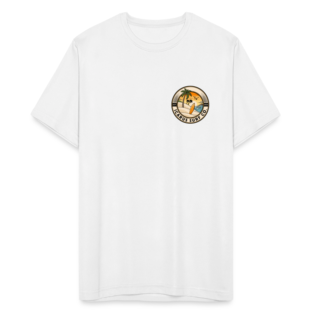 "Surfing Skellys" Performance T-Shirt - white