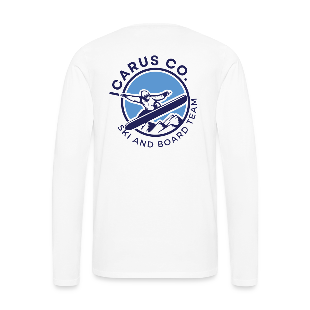 Ski and Board Team Icarus Long Sleeve - white