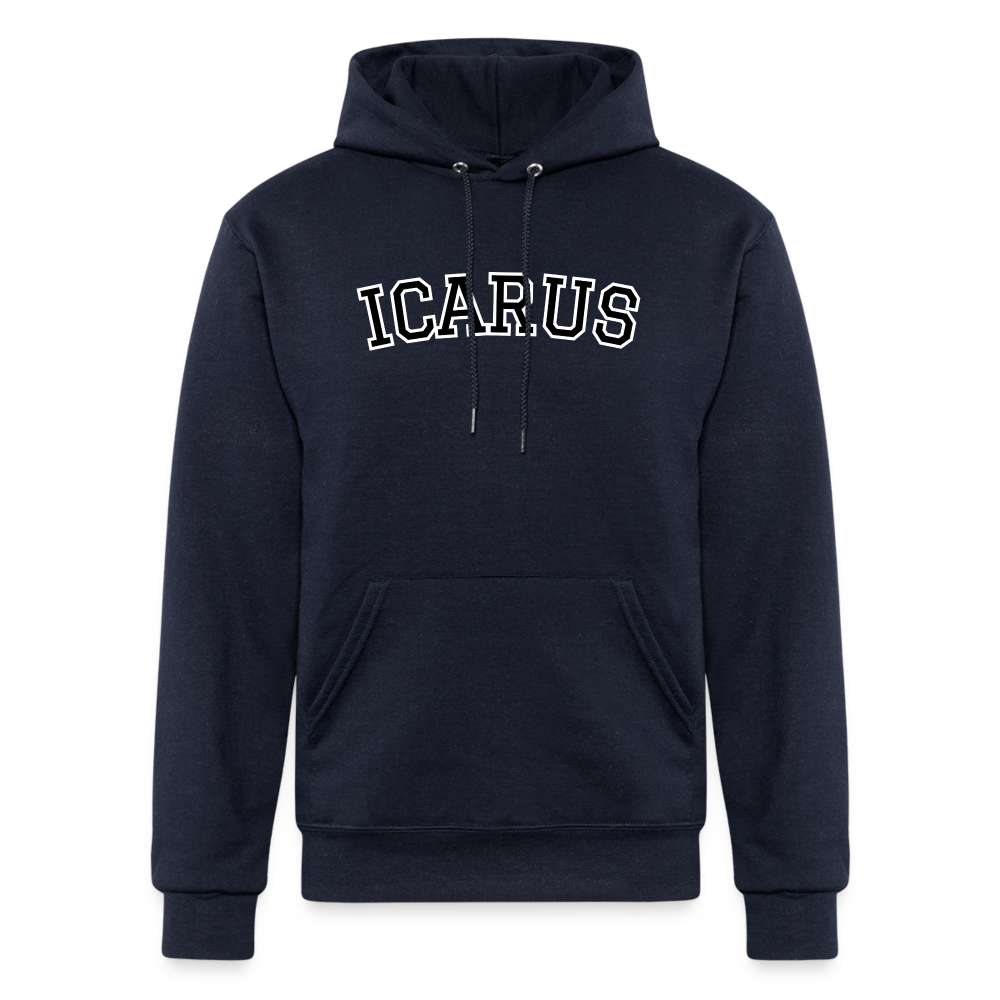 Icarus Letter Champion Unisex Powerblend Hoodie - navy