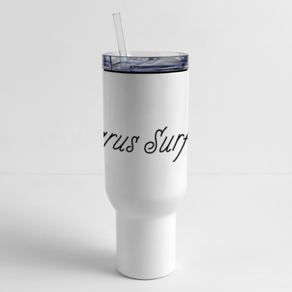 Icarus Surf Co. 40 oz Travel Tumbler - white