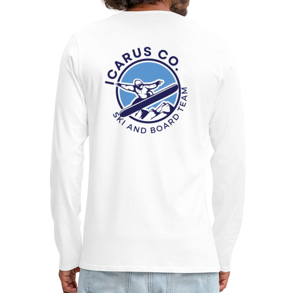 Ski and Board Team Icarus Long Sleeve - white