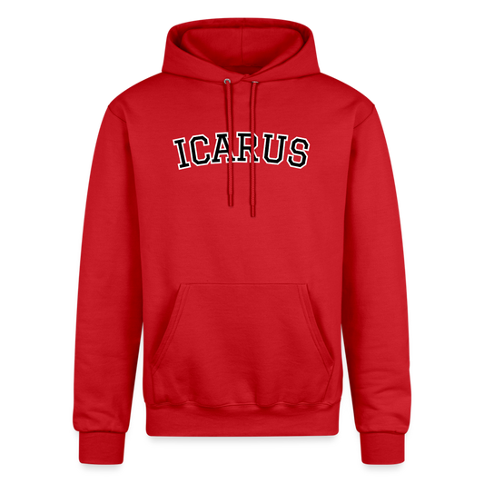 Icarus Letter Champion Unisex Powerblend Hoodie - Scarlet