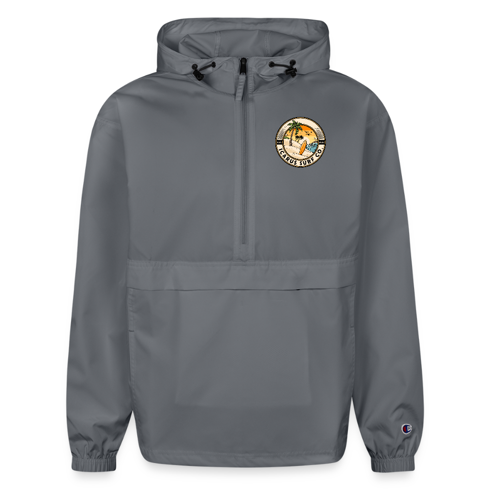 Icarus Surf Co. x Champion Packable Jacket - gray