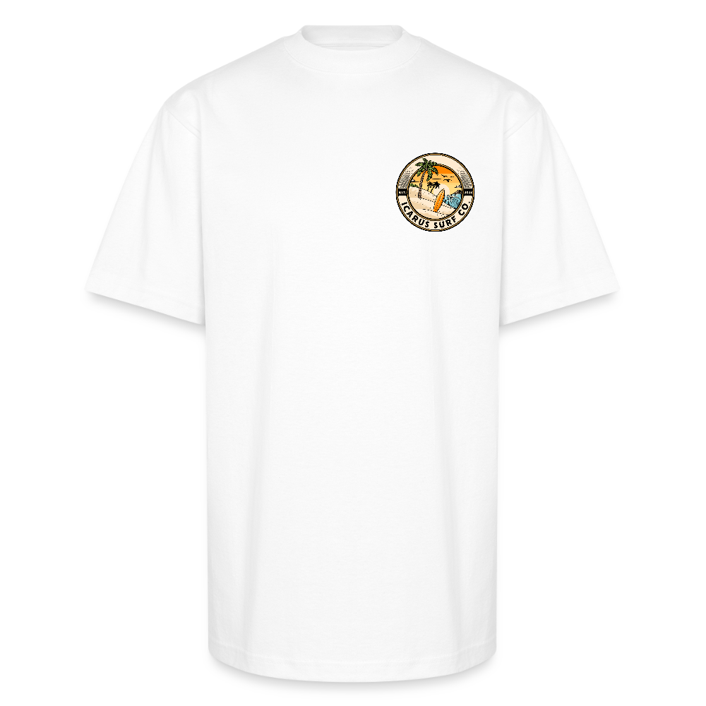 Icarus Surf Co. Unisex Oversized Heavyweight T-Shirt - white