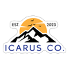 Icarus Winter Sticker - white matte