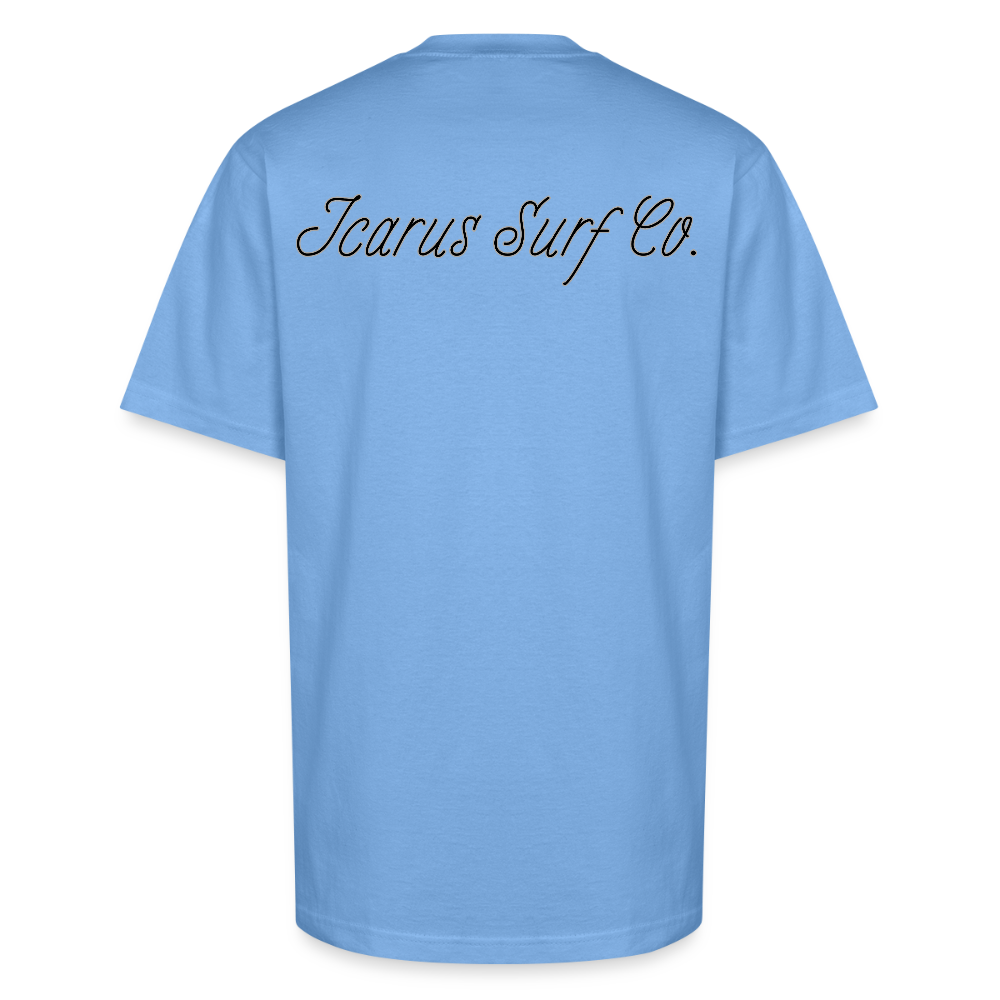 Icarus Surf Co. Unisex Oversized Heavyweight T-Shirt - sky blue
