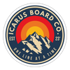 Icarus Board Co. Sticker - white matte