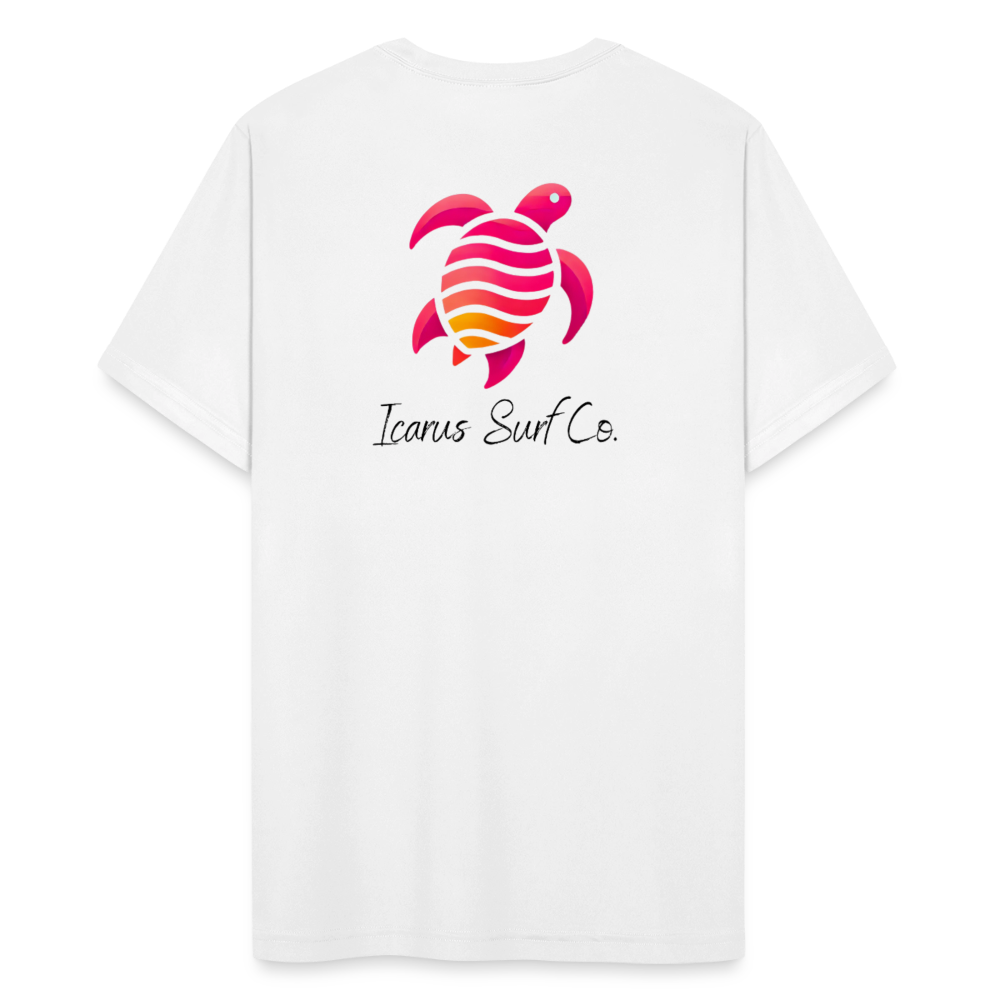 “Dolphin Drift” Performance T-Shirt - white