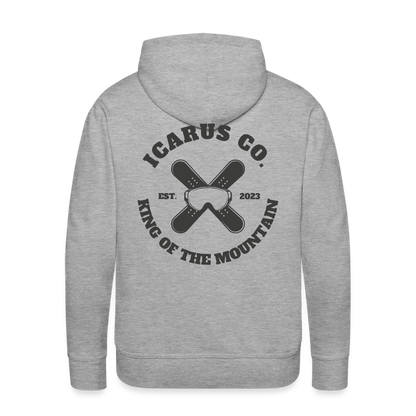 King of the Mountain Icarus Hoodie - heather grey