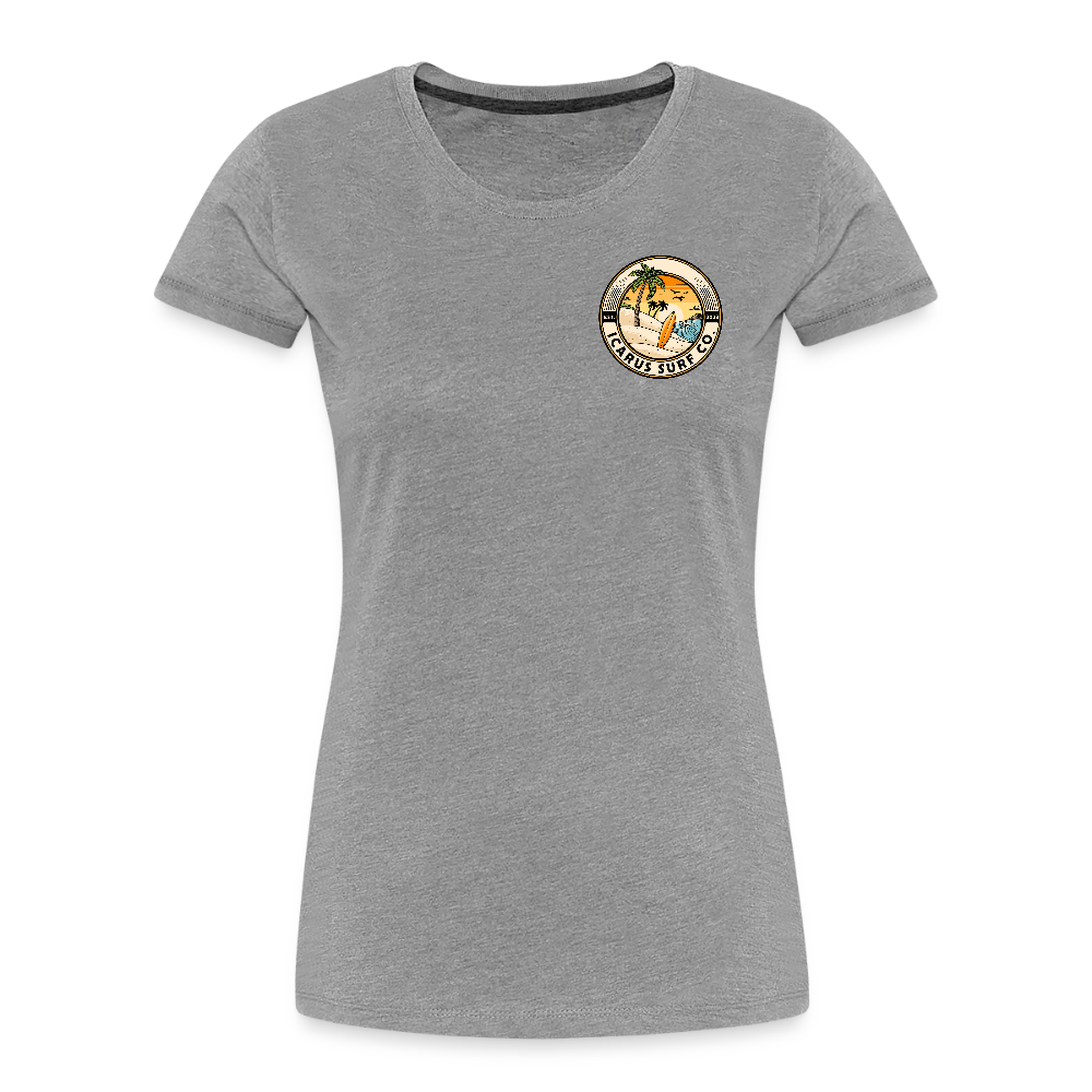 Icarus Surf Co. "Sunsets" Women’s Premium T-Shirt - heather gray