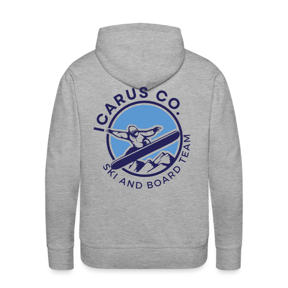 Ski and Board Team Icarus Hoodie - heather grey