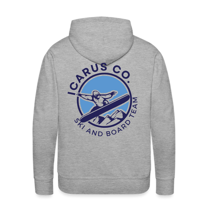 Ski and Board Team Icarus Hoodie - heather grey