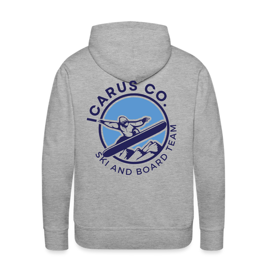 Ski and Board Team Icarus Hoodie - heather grey