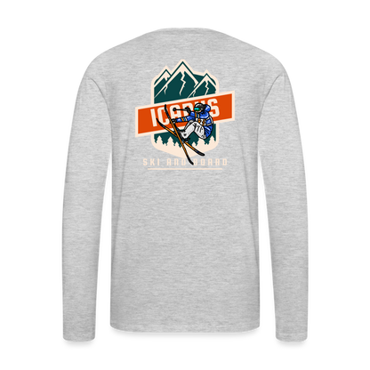 Mountain Jumper Icarus Long Sleeve - heather gray