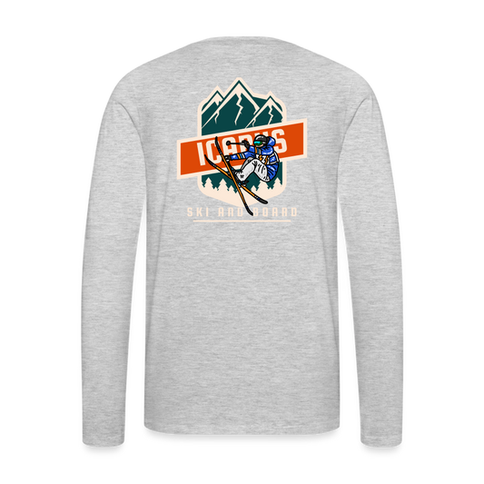 Mountain Jumper Icarus Long Sleeve - heather gray