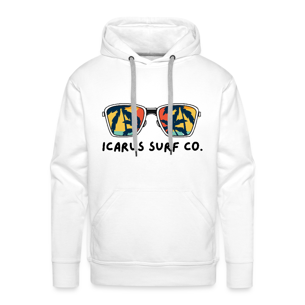 Icarus Surf Co. Summer Sunglasses Men’s Premium Hoodie - white