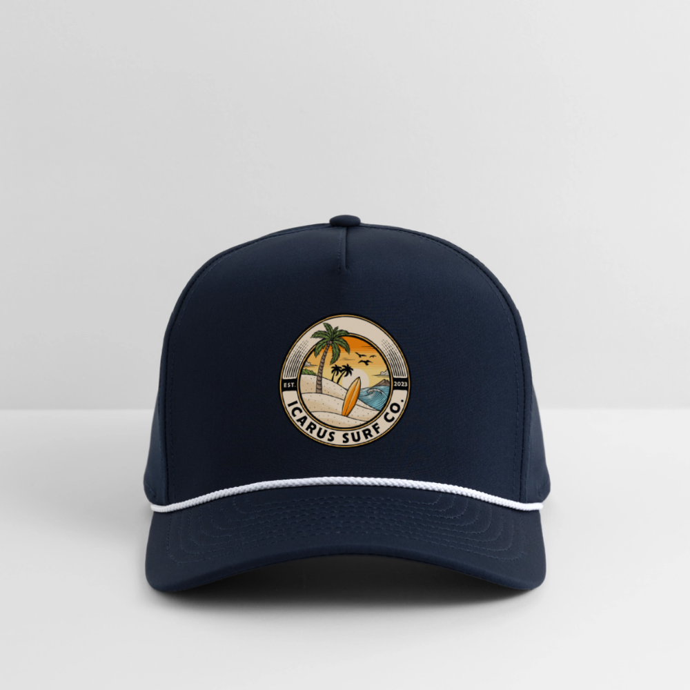 “Founders Logo" Rope Cap - navy/white