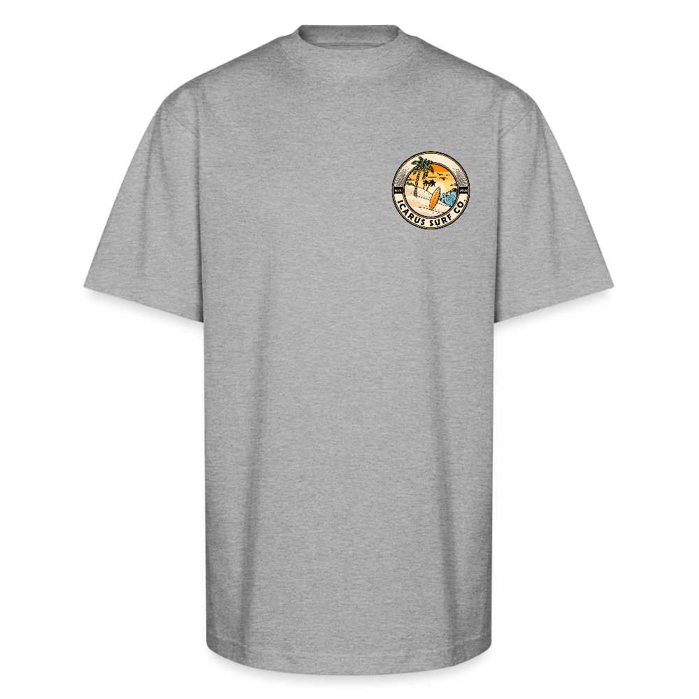 Icarus Surf Co. Unisex Oversized Heavyweight T-Shirt - heather gray