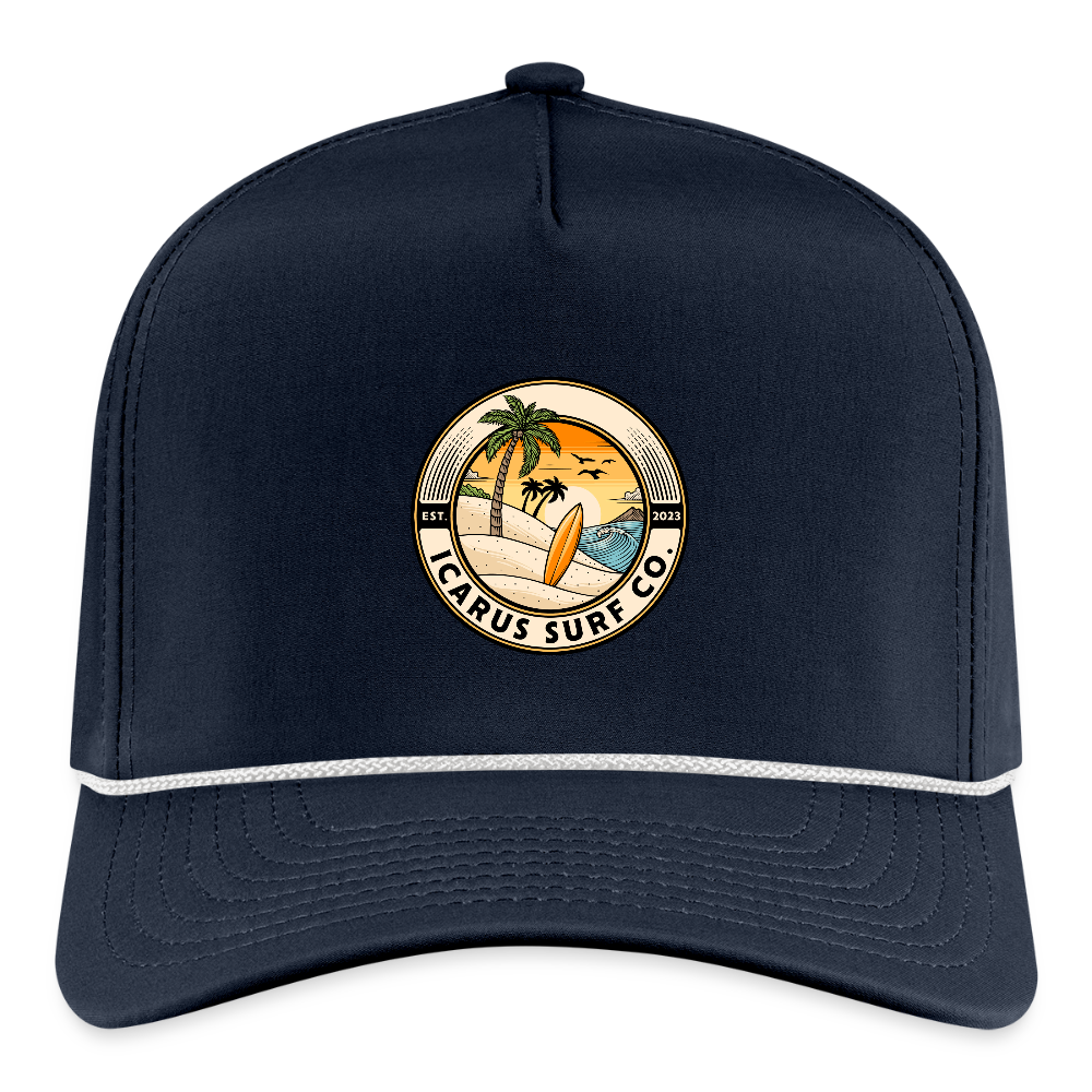 Icarus Surf Co. Rope Hat - navy/white
