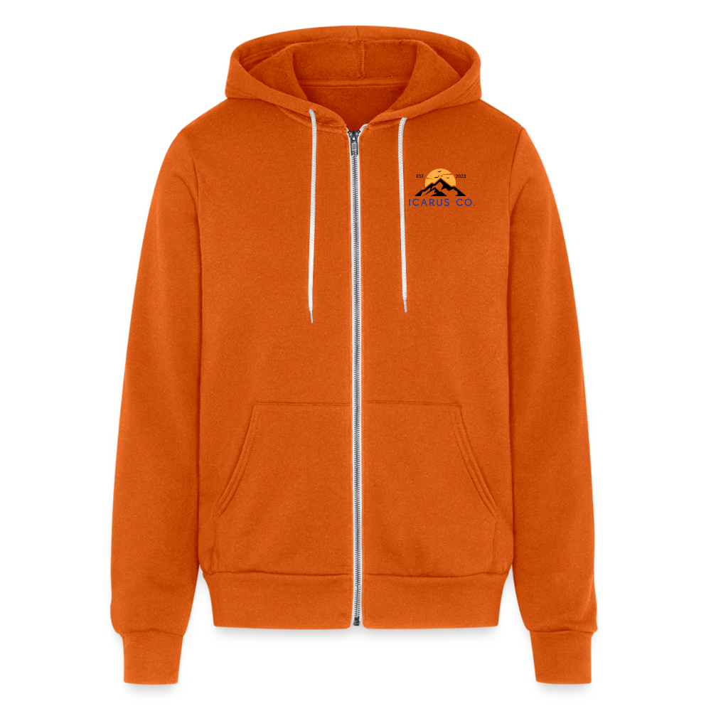 Icarus Ski and Snowboard Unisex Full Zip Hoodie - autumn