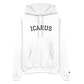 Icarus Letter Champion Unisex Powerblend Hoodie - white