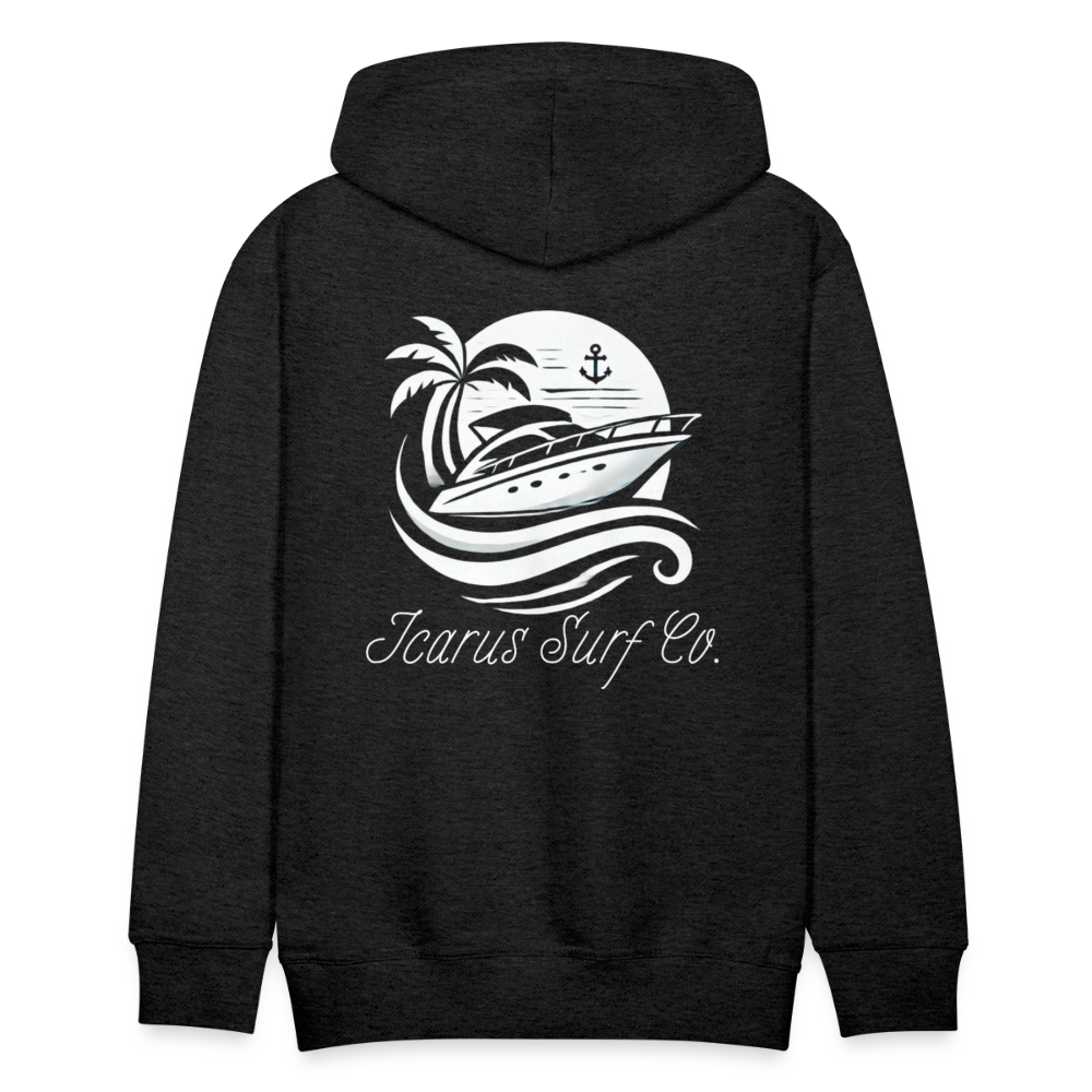 "Wave Conqueror" Hoodie - charcoal grey