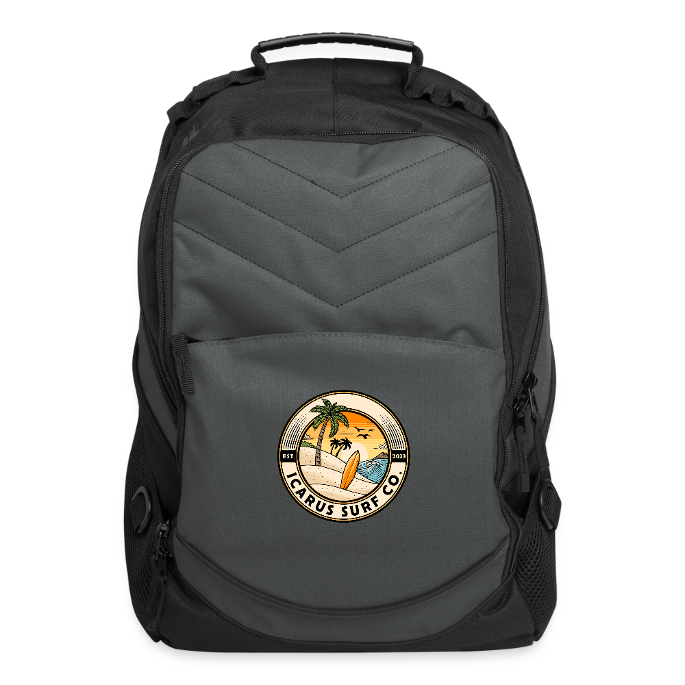 Icarus Surf Co. Computer Backpack - charcoal