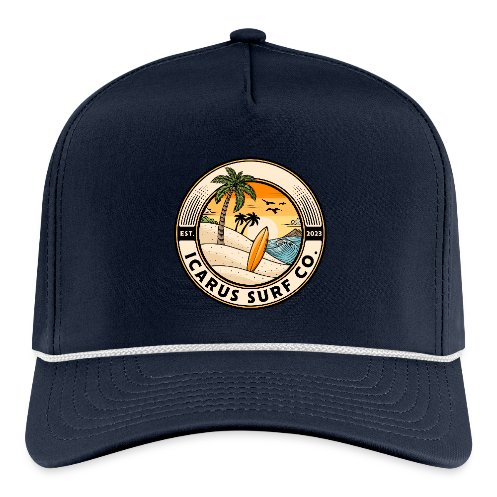 “Founders Logo" Rope Cap - navy/white