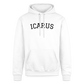 Icarus Letter Champion Unisex Powerblend Hoodie - white