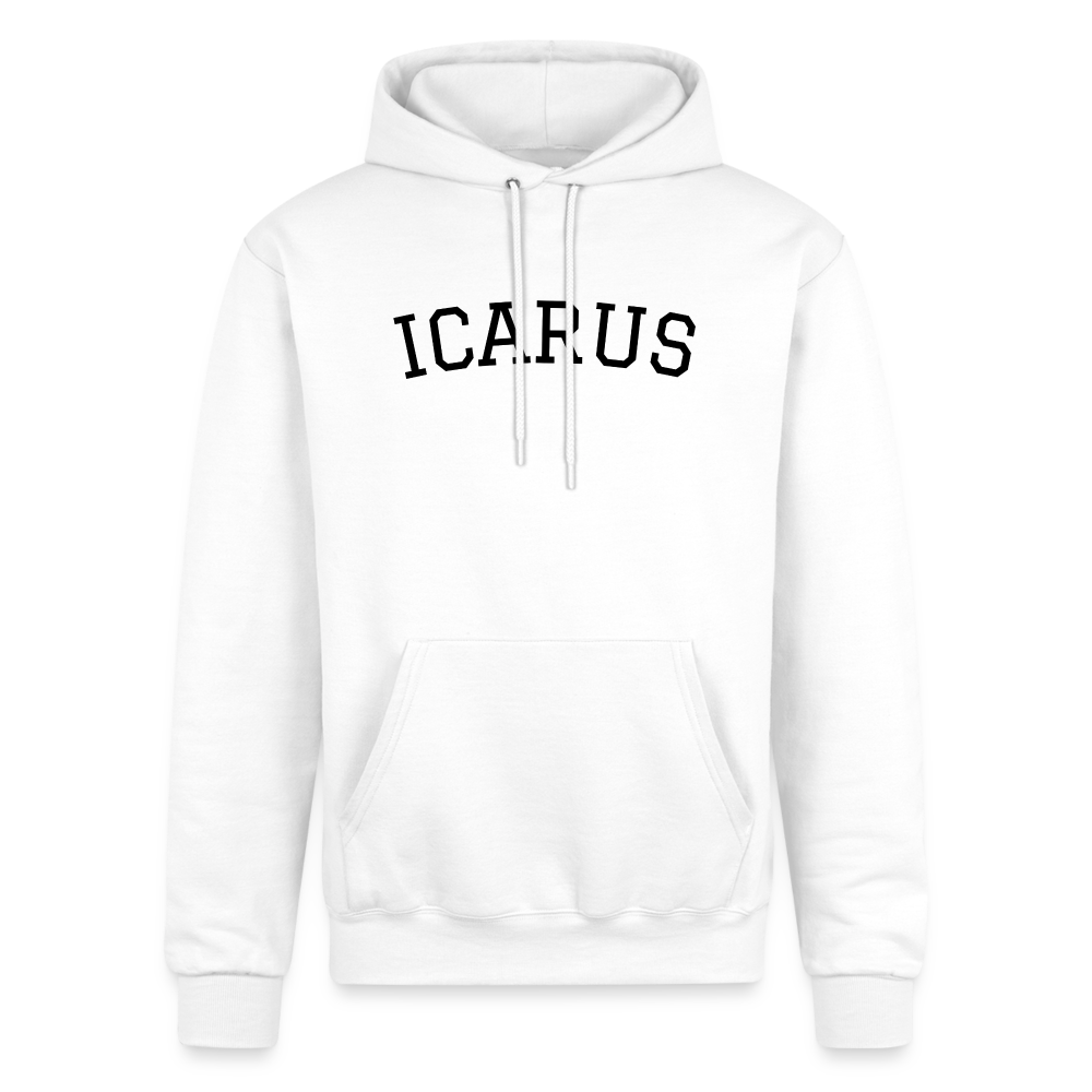 Icarus Letter Champion Unisex Powerblend Hoodie - white