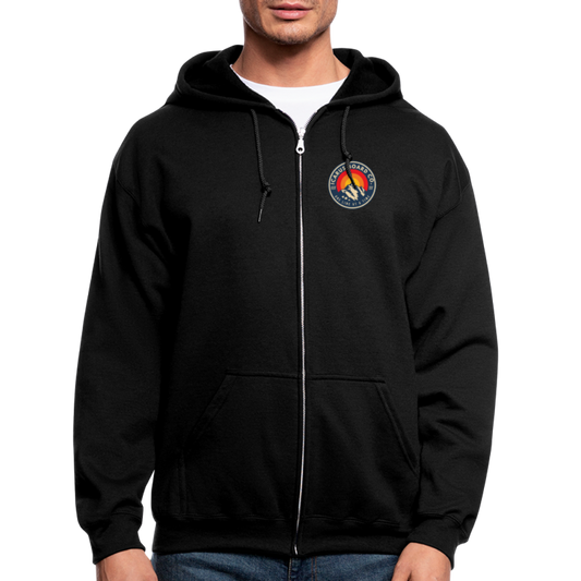 Icarus Winter Men's Zip Hoodie - black