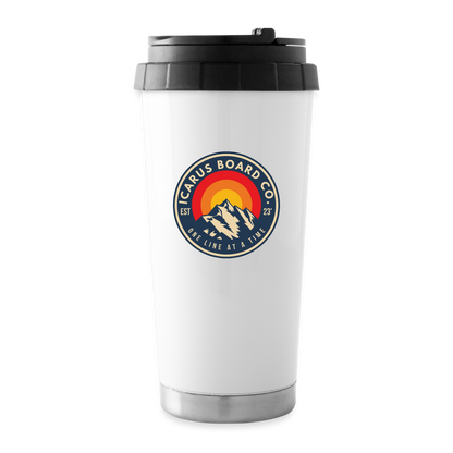 Icarus 16 oz Travel Mug - white