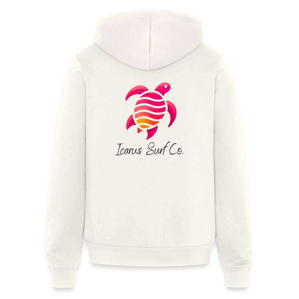 Icarus Surf Co. "Turtles" Women's Full Zip Hoodie - vintage white