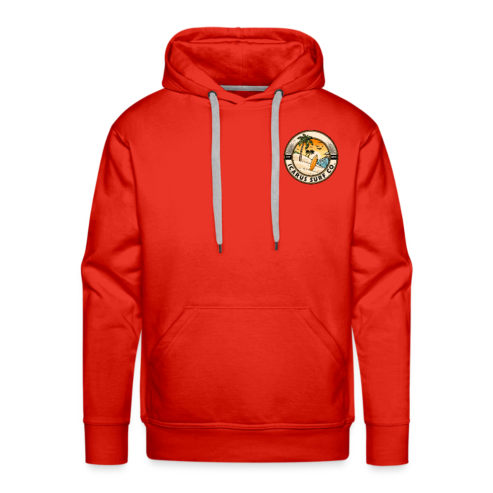 Icarus Surf Co. "Beachin' " Men’s Premium Hoodie - red