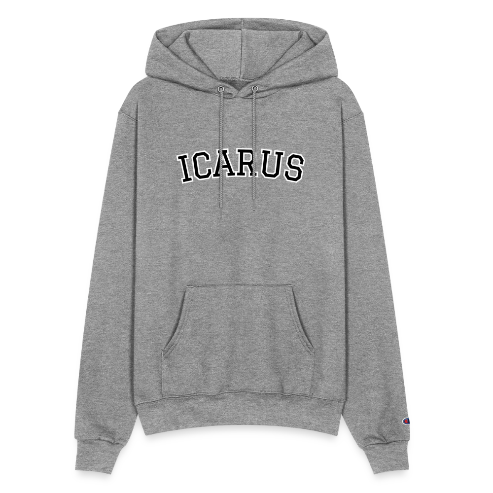 Icarus Letter Champion Unisex Powerblend Hoodie - heather gray