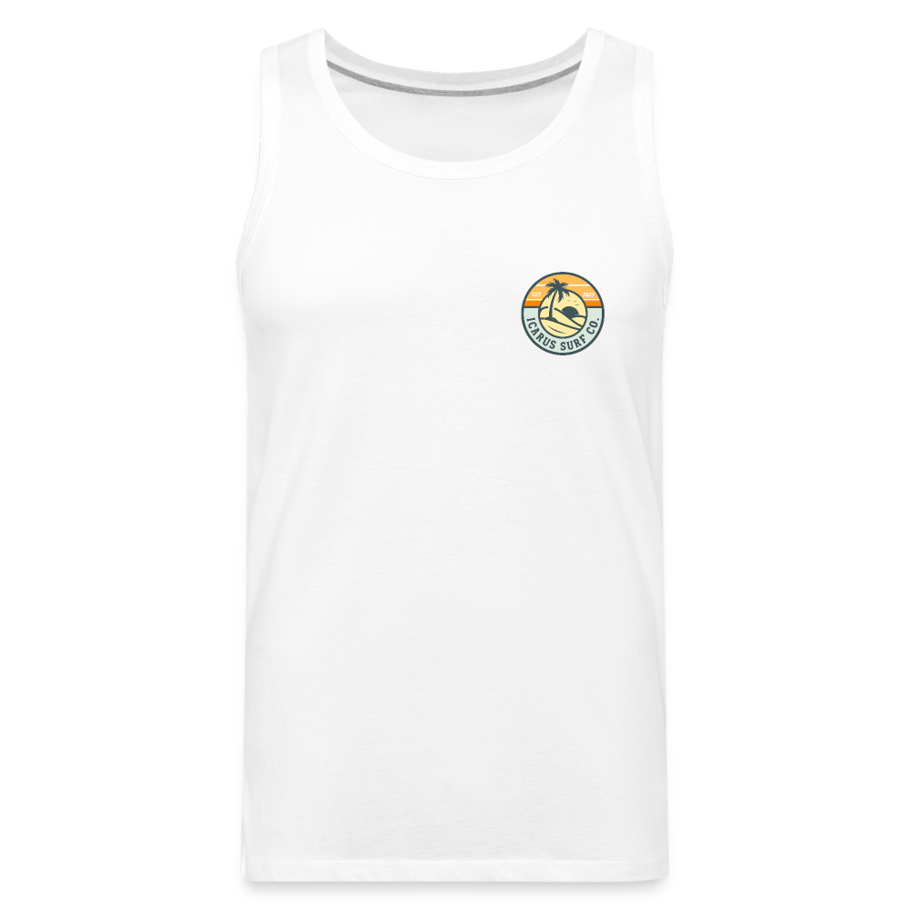 ICARUS X CANE CREW Flag Tank - white