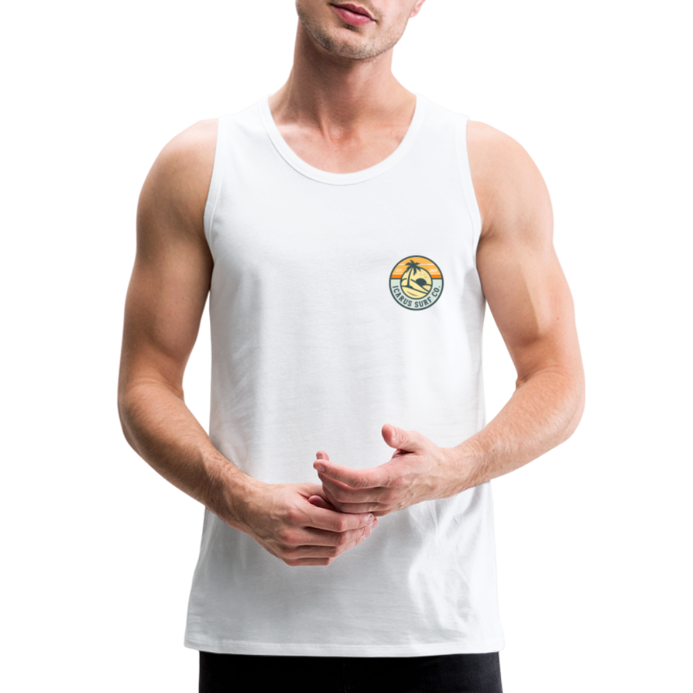 ICARUS X CANE CREW Flag Tank - white