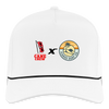 ICARUS X CANE CREW Flag Rope Hat - white/black