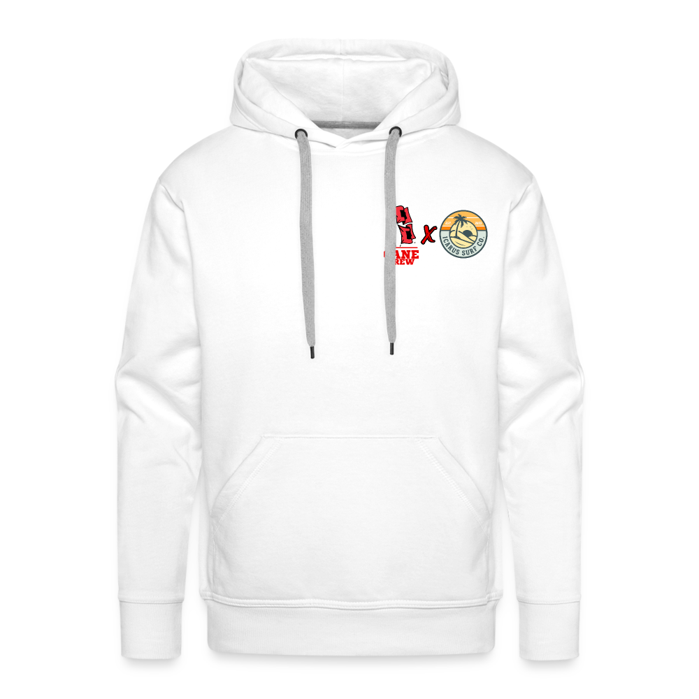 ICARUS X CANE CREW Premium "Roll Canes" Hoodie - white