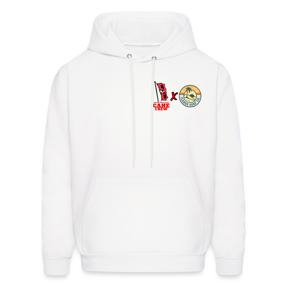 ICARUS X CANE CREW Standard "Roll Canes" Hoodie - white