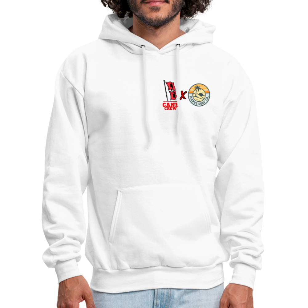 ICARUS X CANE CREW Standard Flag Hoodie - white