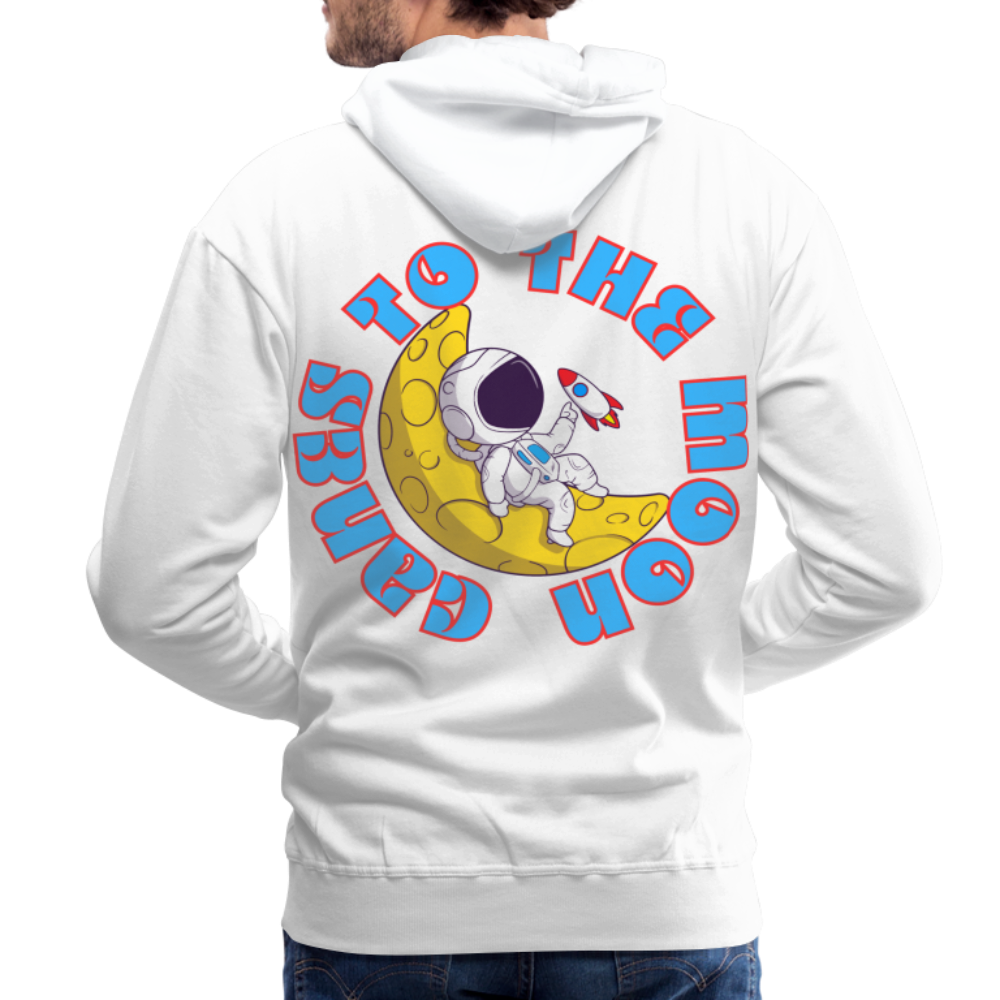 ICARUS X CANE CREW "Canes To The Moon" Premium Hoodie - white