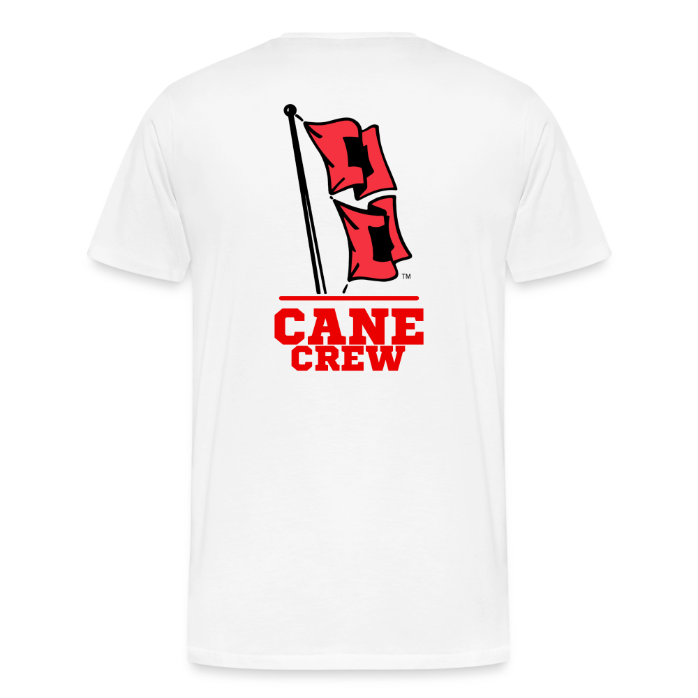 ICARUS X CANE CREW FLAG TSHIRT - white