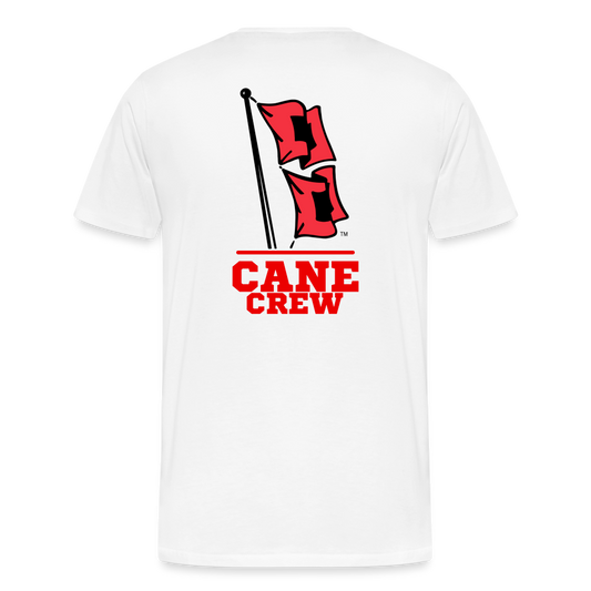 ICARUS X CANE CREW FLAG TSHIRT - white